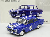 AUTOart 1964 Ford Lotus Cortina Mk1 Jim Mckeown Neptune Racing #3 Blue 1:18 - USED