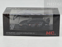 MC64 2005 Mitsubishi Lancer Evolution IX Ralliart MDE Exclusive (2019) Black 1:64 - New