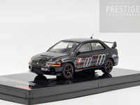 MC64 2005 Mitsubishi Lancer Evolution IX Ralliart MDE Exclusive (2019) Black 1:64 - New