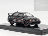 MC64 2005 Mitsubishi Lancer Evolution IX Ralliart MDE Exclusive (2019) Black 1:64 - New