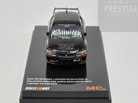 MC64 2005 Mitsubishi Lancer Evolution IX Ralliart MDE Exclusive (2019) Black 1:64 - New
