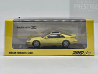 INNO64 Nissan Fairlady Z (Z32) 300ZX Pearlglow Yellow - With Extra Wheels 1:64 - New