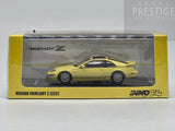INNO64 Nissan Fairlady Z (Z32) 300ZX Pearlglow Yellow - With Extra Wheels 1:64 - New