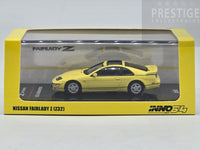 INNO64 Nissan Fairlady Z (Z32) 300ZX Pearlglow Yellow - With Extra Wheels 1:64 - New