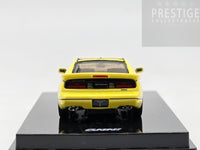 INNO64 Nissan Fairlady Z (Z32) 300ZX Pearlglow Yellow - With Extra Wheels 1:64 - New