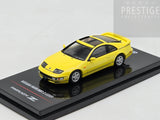 INNO64 Nissan Fairlady Z (Z32) 300ZX Pearlglow Yellow - With Extra Wheels 1:64 - New