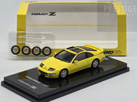 INNO64 Nissan Fairlady Z (Z32) 300ZX Pearlglow Yellow - With Extra Wheels 1:64 - New