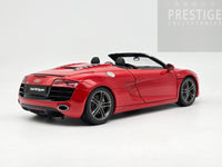 Kyosho Audi R8 Spyder V10 5.2 FSI Quattro Red 1:18 Scale - USED / READ