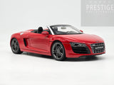 Kyosho Audi R8 Spyder V10 5.2 FSI Quattro Red 1:18 Scale - USED / READ