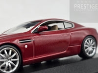 Minichamps 2003 Aston Martin DB9 Toro Red Metallic on Beige 1:43 - USED / READ