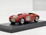 Art Model 1950 Ferrari 166 MM Spa LeMans Lord Selsdon-Lucas #28 Red 1:43 - Preowned