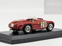 Art Model 1950 Ferrari 166 MM Spa LeMans Lord Selsdon-Lucas #28 Red 1:43 - Preowned