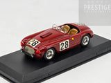 Art Model 1950 Ferrari 166 MM Spa LeMans Lord Selsdon-Lucas #28 Red 1:43 - Preowned