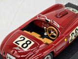 Art Model 1950 Ferrari 166 MM Spa LeMans Lord Selsdon-Lucas #28 Red 1:43 - Preowned
