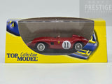Top Model 1956 Ferrari 625LM LeMans #11 Red 1:43 Scale - Preowned