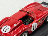 Top Model 1956 Ferrari 625LM LeMans #11 Red 1:43 Scale - Preowned