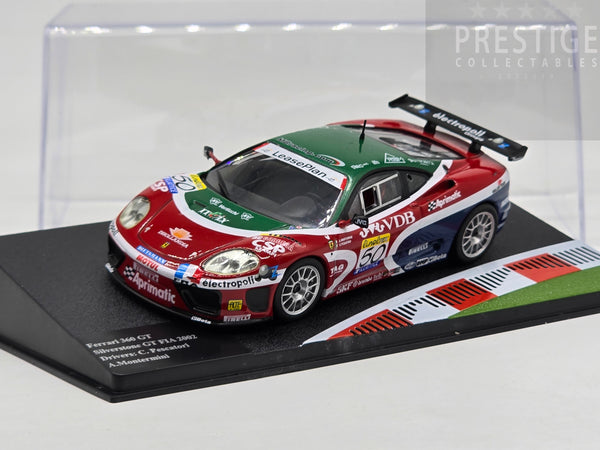 Altaya 2002 Ferrari 360 GT #50 N-GT Class Silverstone Pescartori / Montermini 1:43 - New
