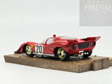 Brumm Models 1970 Ferrari 512S 1000km Circuit De Spa Ickx / Surtees #20 Red 1:43 - Used