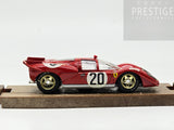 Brumm Models 1970 Ferrari 512S 1000km Circuit De Spa Ickx / Surtees #20 Red 1:43 - Used