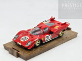 Brumm Models 1970 Ferrari 512S 1000km Circuit De Spa Ickx / Surtees #20 Red 1:43 - Used