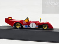 Altaya 1973 Ferrari 312 P #1 1000km Monza Ickx / Redman Rosso Corsa Red 1:43 - New
