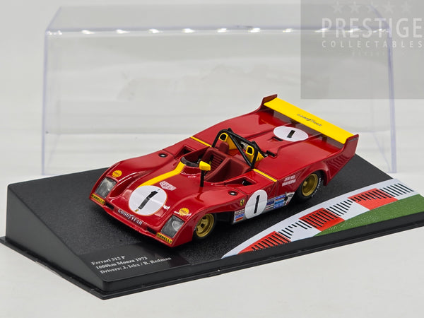 Altaya 1973 Ferrari 312 P #1 1000km Monza Ickx / Redman Rosso Corsa Red 1:43 - New