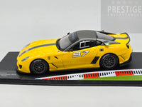Altaya 2010 Ferrari 599XX #97 Programme Yellow K. Aluko 1:43 Scale - New