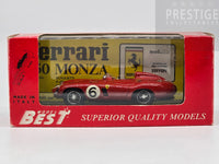 Best Model 1955 Ferrari 750 Monza Goodwood #6 Red 1:43 Scale - Preowned