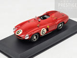 Best Model 1955 Ferrari 750 Monza Goodwood #6 Red 1:43 Scale - Preowned
