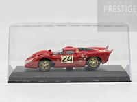 Best Model 1970 Ferrari 312P Coupe Daytona Parkes / Posey #24 Red 1:43 - Preowned