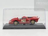 Best Model 1970 Ferrari 312P Coupe Daytona Parkes / Posey #24 Red 1:43 - Preowned