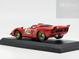 Best Model 1970 Ferrari 312P Coupe Daytona Parkes / Posey #24 Red 1:43 - Preowned