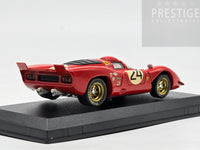 Best Model 1970 Ferrari 312P Coupe Daytona Parkes / Posey #24 Red 1:43 - Preowned