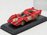 Best Model 1970 Ferrari 312P Coupe Daytona Parkes / Posey #24 Red 1:43 - Preowned