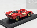 Best Model 1970 Ferrari 312P Coupe Daytona Parkes / Posey #24 Red 1:43 - Preowned