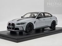 GT Spirit 2024 BMW M3 CS (G80) Brooklyn Grey Metallic GT510 1:18 Model Car - New