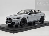 GT Spirit 2024 BMW M3 CS (G80) Brooklyn Grey Metallic GT510 1:18 Model Car - New