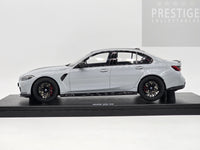 GT Spirit 2024 BMW M3 CS (G80) Brooklyn Grey Metallic GT510 1:18 Model Car - New