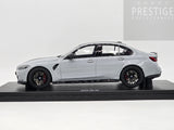 GT Spirit 2024 BMW M3 CS (G80) Brooklyn Grey Metallic GT510 1:18 Model Car - New