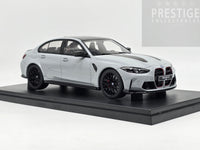 GT Spirit 2024 BMW M3 CS (G80) Brooklyn Grey Metallic GT510 1:18 Model Car - New
