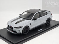 GT Spirit 2024 BMW M3 CS (G80) Brooklyn Grey Metallic GT510 1:18 Model Car - New