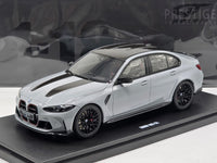 GT Spirit 2024 BMW M3 CS (G80) Brooklyn Grey Metallic GT510 1:18 Model Car - New