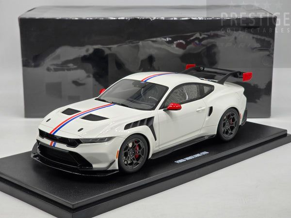 GT Spirit 2025 Ford Mustang GTD Spirit Of America Performance White 1:18 - New