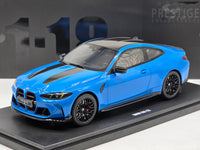 GT Spirit 2024 BMW M4 CS G82 Rivera Blue GT511 1:18 Scale - New