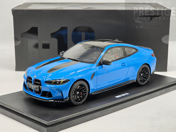 GT Spirit 2024 BMW M4 CS G82 Rivera Blue GT511 1:18 Scale - New
