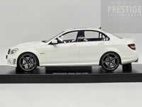 GT Spirit 2007 Mercedes Benz C63 AMG Sedan W204 Diamond White GT928 1:18 - New
