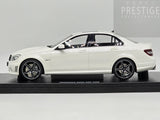 GT Spirit 2007 Mercedes Benz C63 AMG Sedan W204 Diamond White GT928 1:18 - New