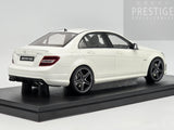 GT Spirit 2007 Mercedes Benz C63 AMG Sedan W204 Diamond White GT928 1:18 - New