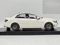 GT Spirit 2007 Mercedes Benz C63 AMG Sedan W204 Diamond White GT928 1:18 - New