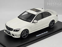 GT Spirit 2007 Mercedes Benz C63 AMG Sedan W204 Diamond White GT928 1:18 - New